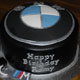 BMW logo cake with keys